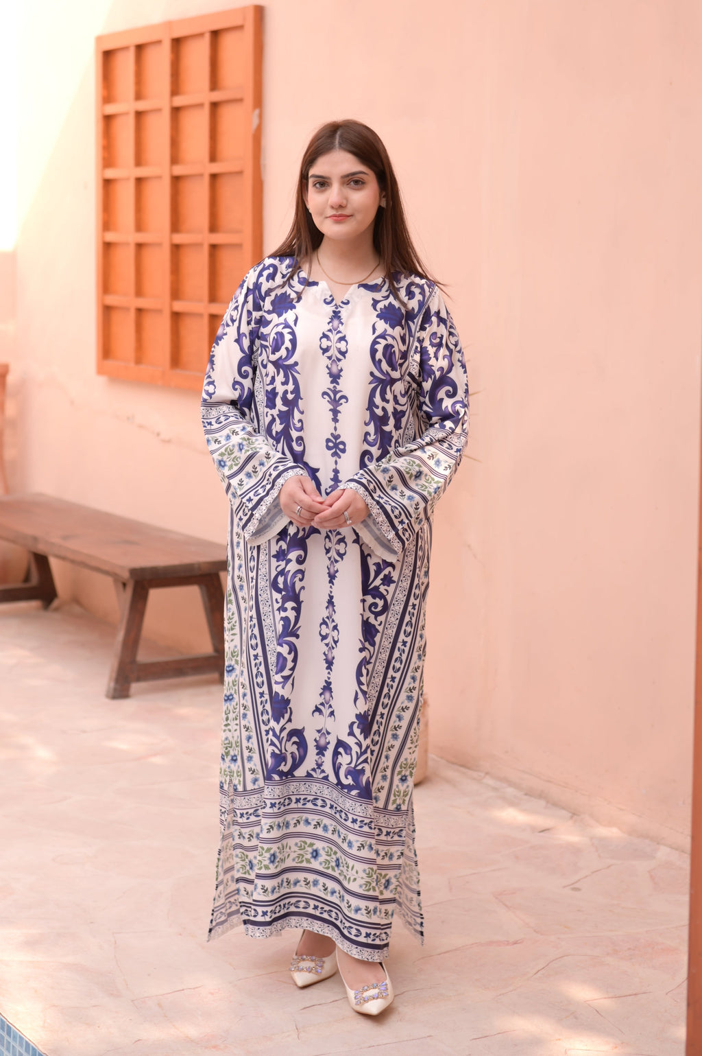 Ivory Blue 1 PC