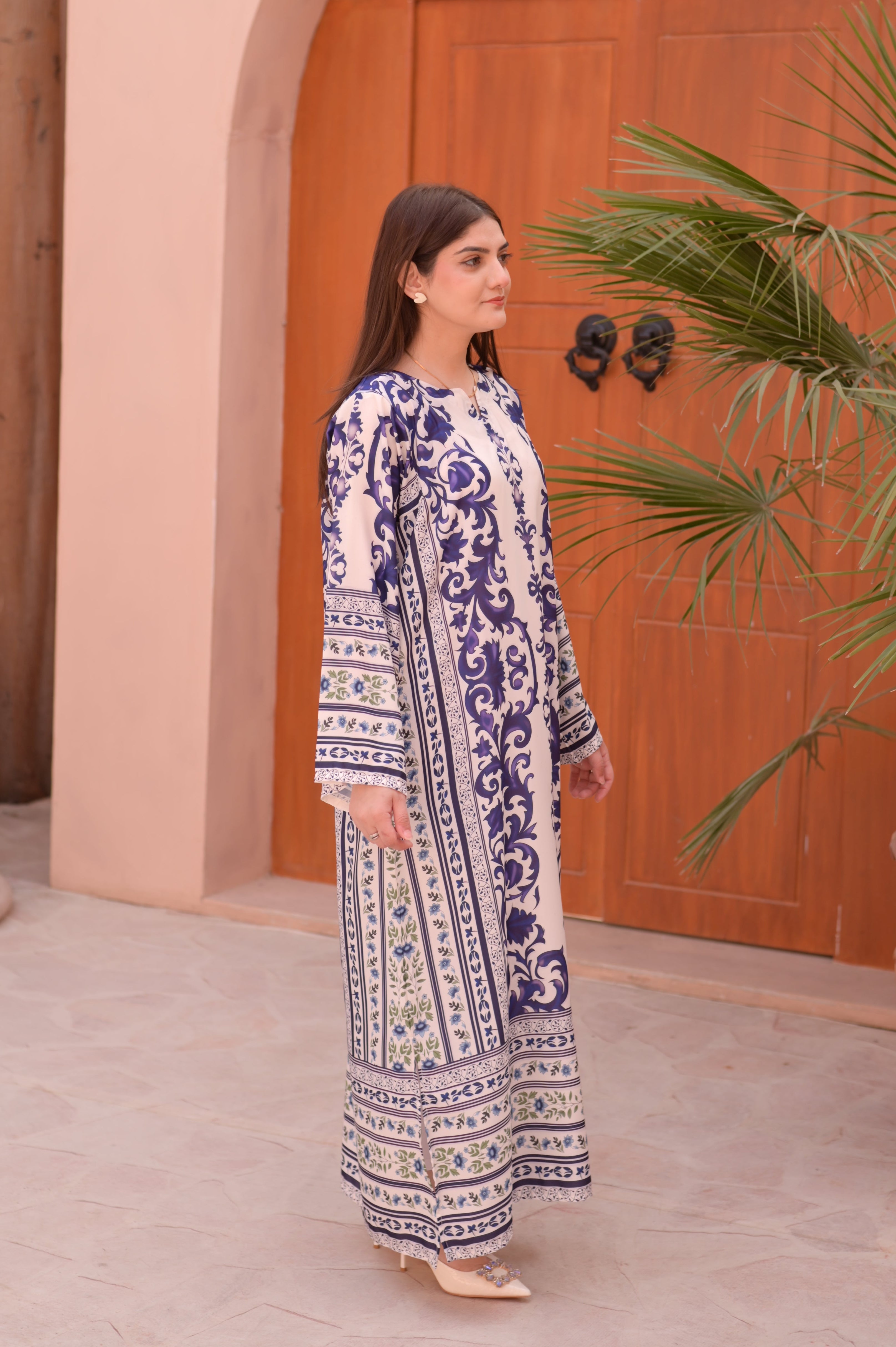 Ivory Blue 1 PC