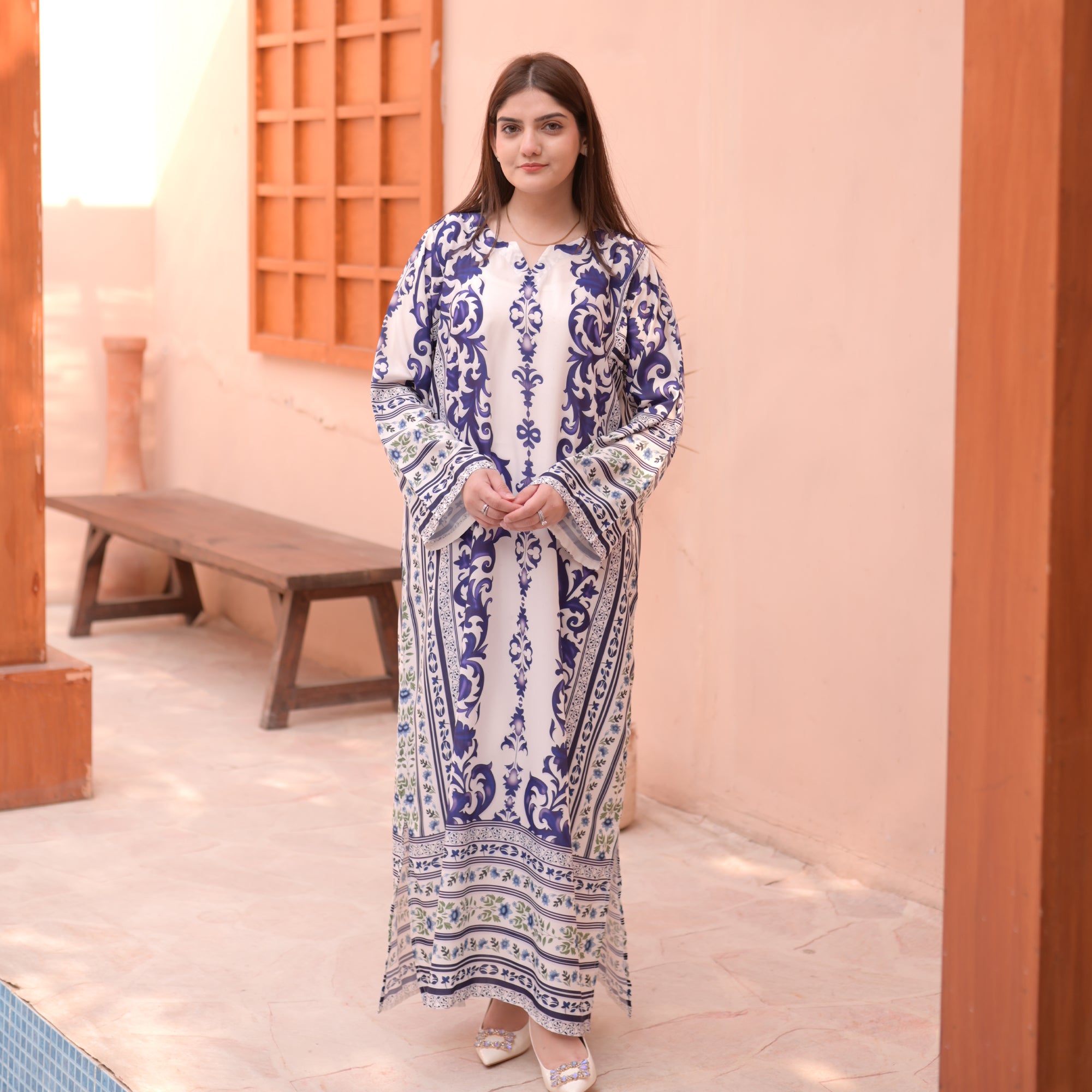 Ivory Blue 1 PC