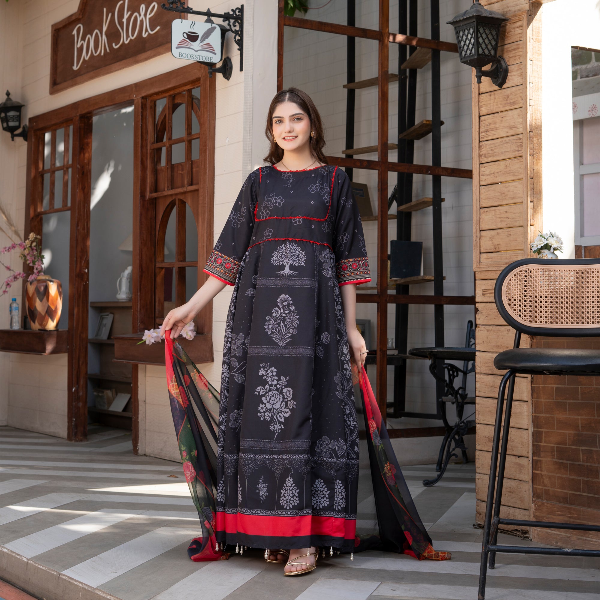 Surkh Bahar Printed 2 Pc
