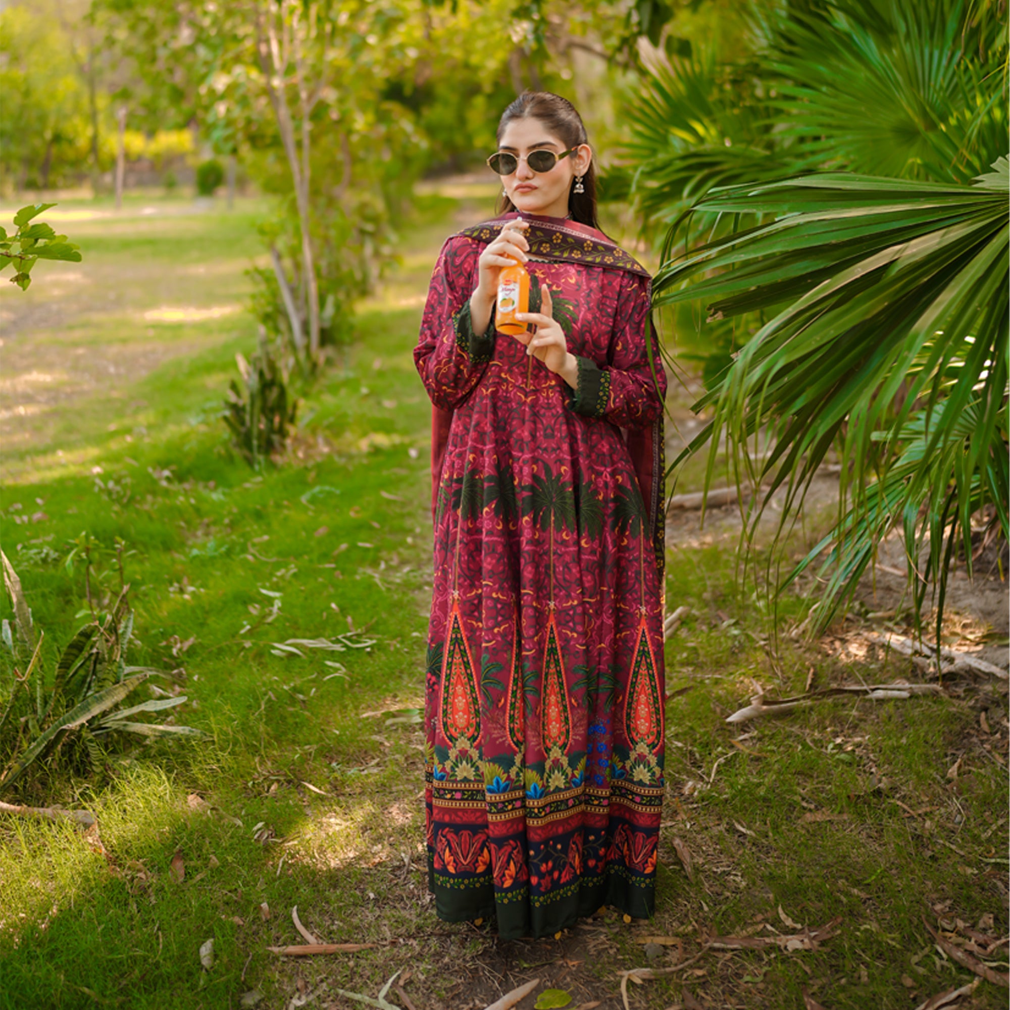 Firdaus Printed 2PC
