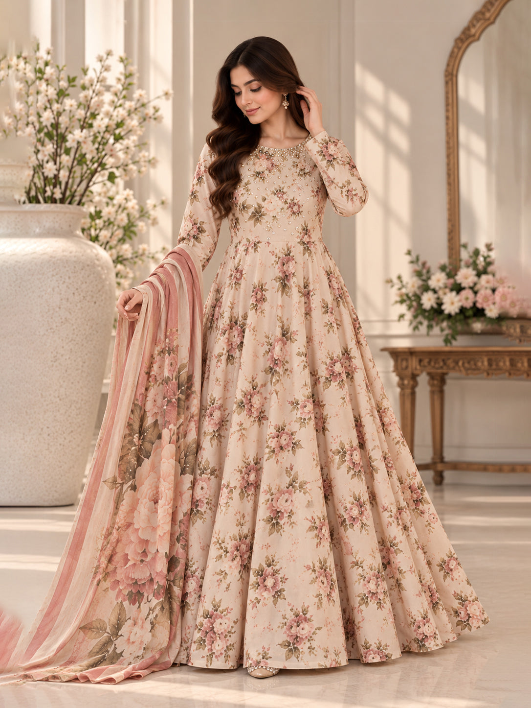 Nau Bahar – 2 Piece Soft Khaddar Frock