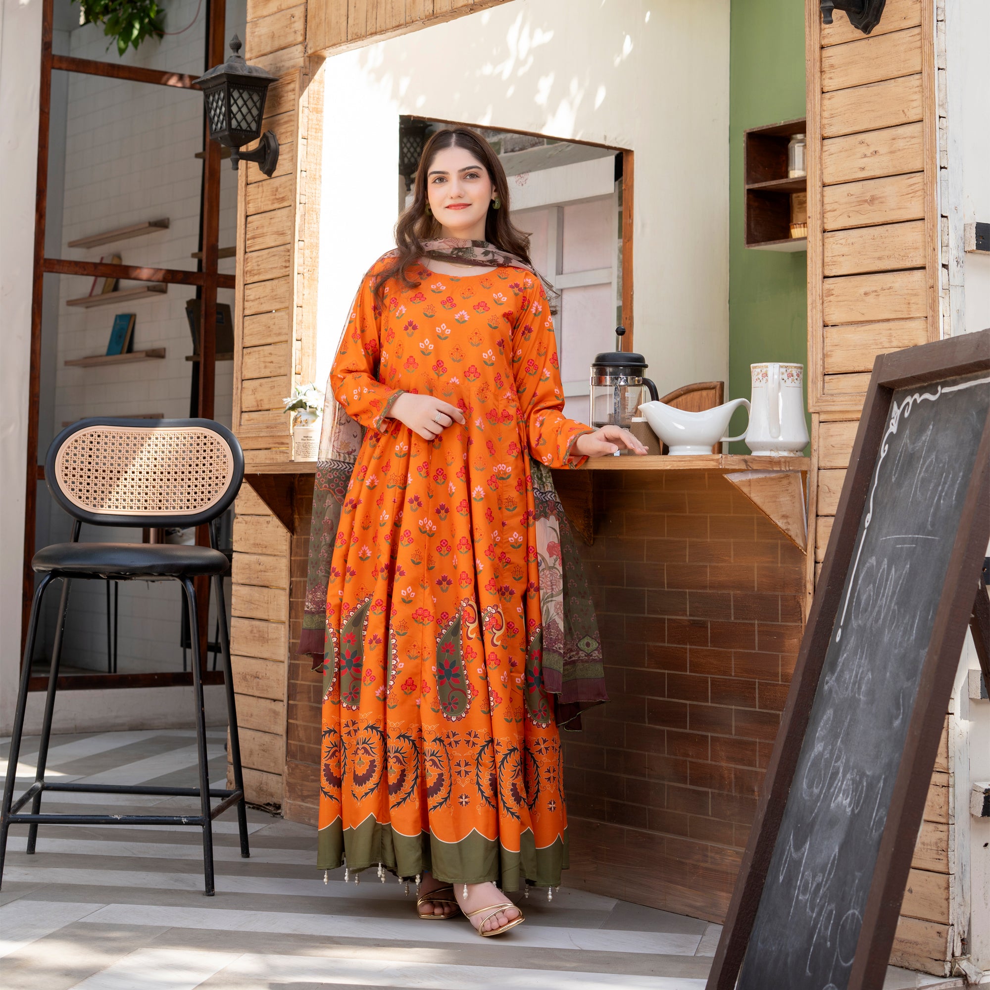 Zarfashan Printed 2 Pc