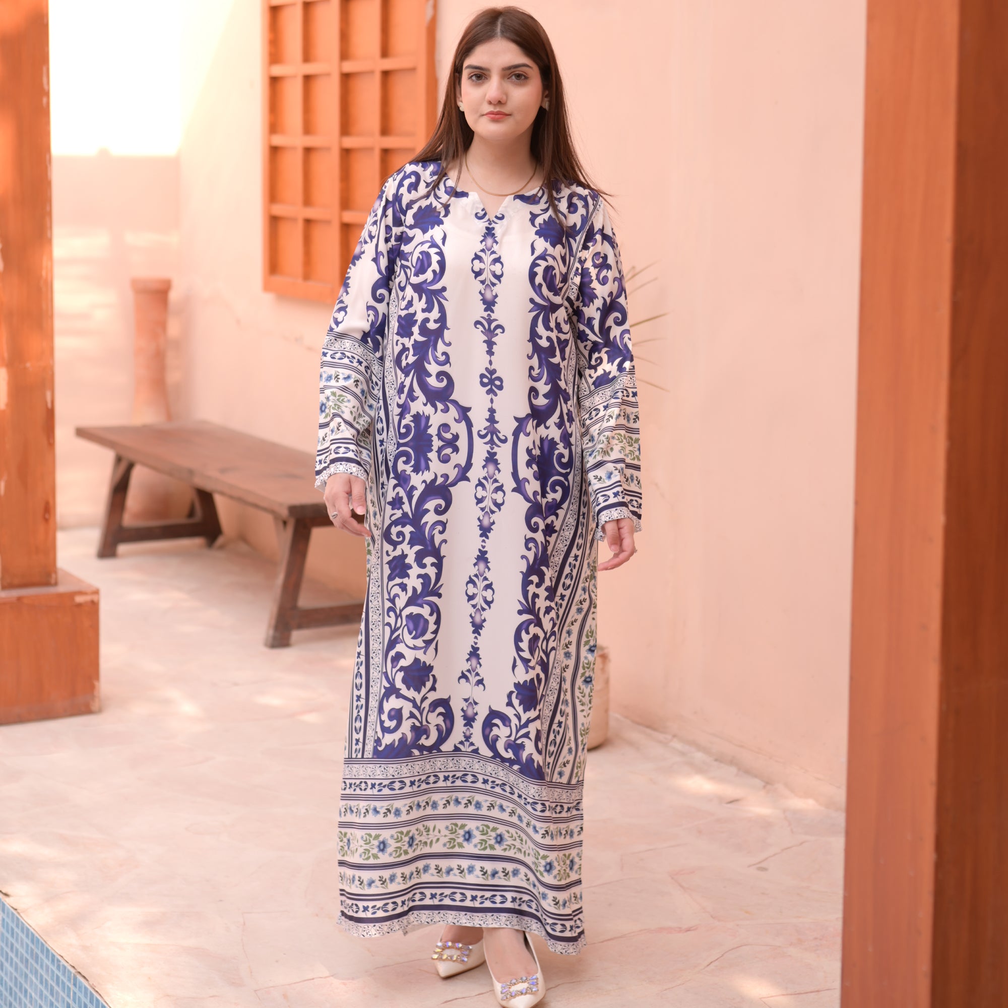 Ivory Blue 1 PC