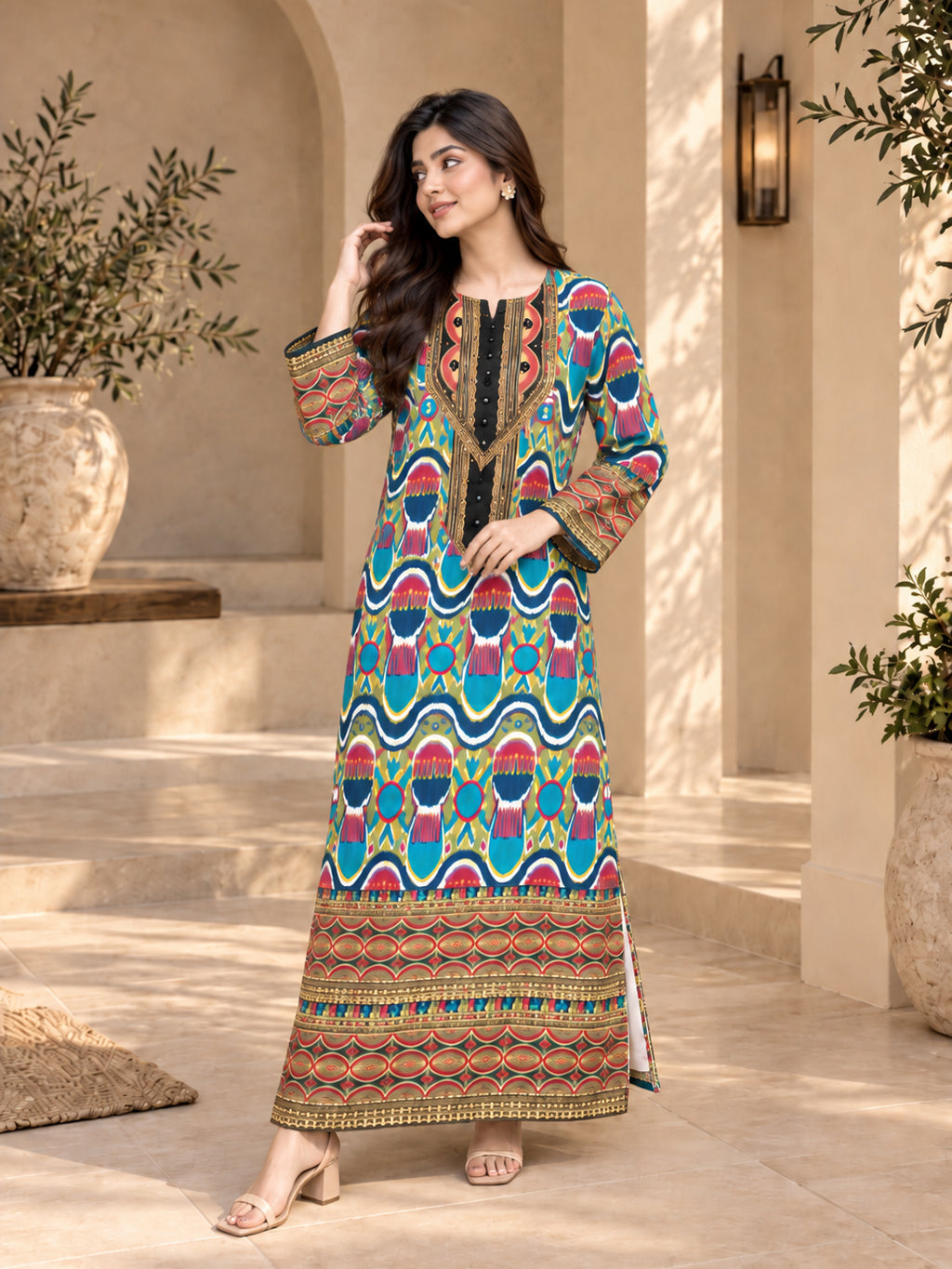 Pakeeza– Soft Khaddar Kaftan