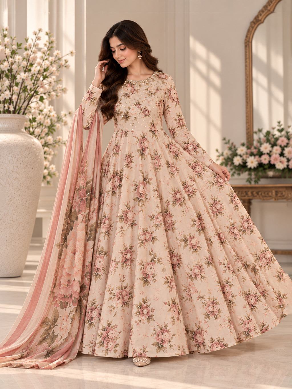 Nau Bahar – 2 Piece Soft Khaddar Frock