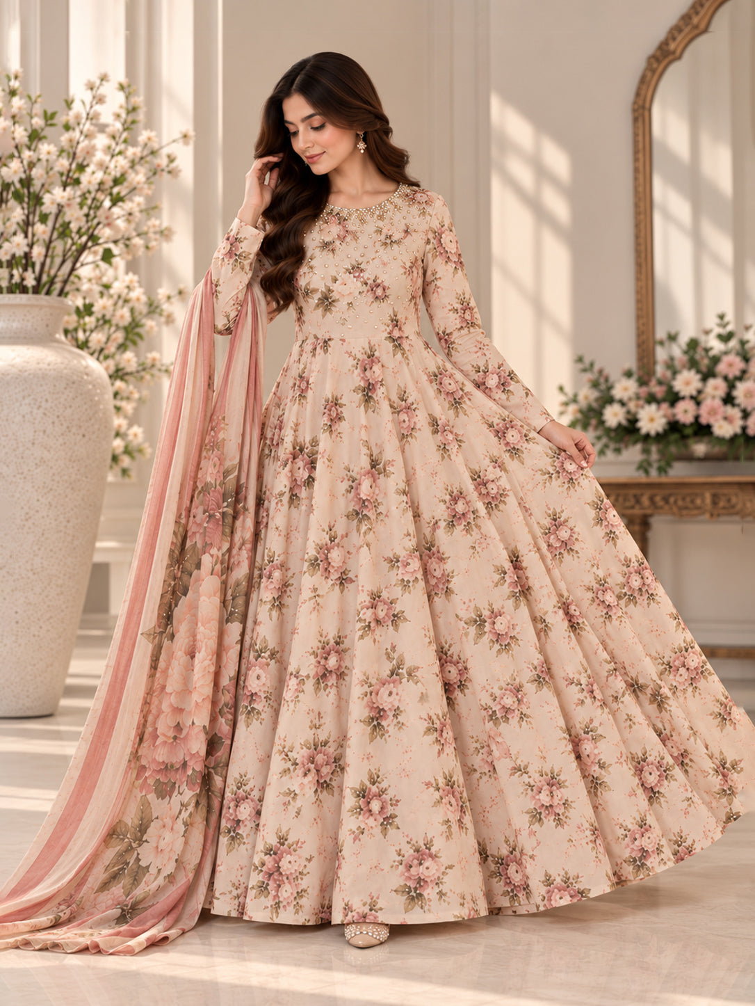 Nau Bahar – 2 Piece Soft Khaddar Frock