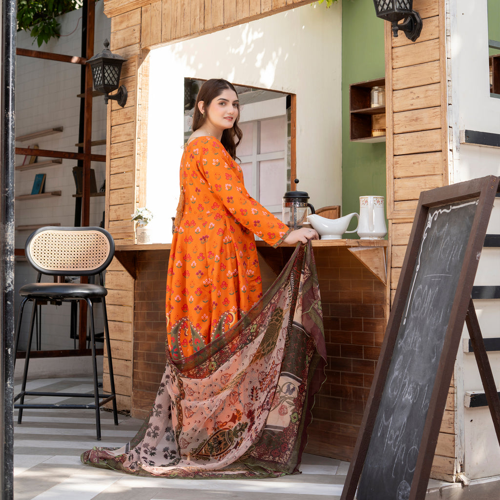 Zarfashan Printed 2 Pc