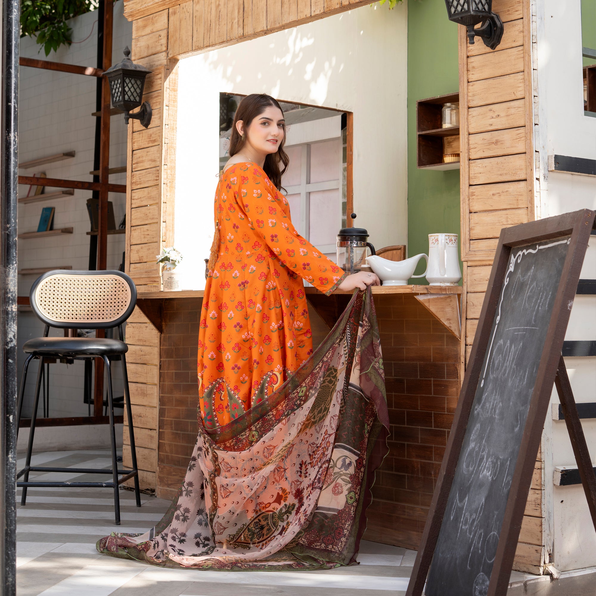 Zarfashan Printed 2 Pc