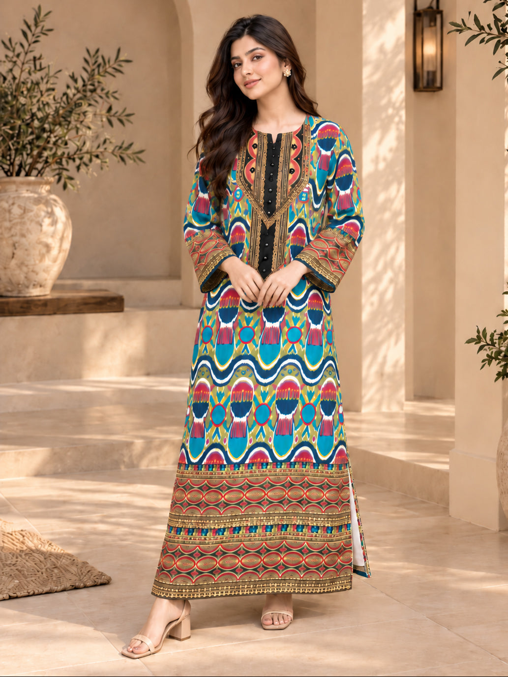 Pakeeza– Soft Khaddar Kaftan