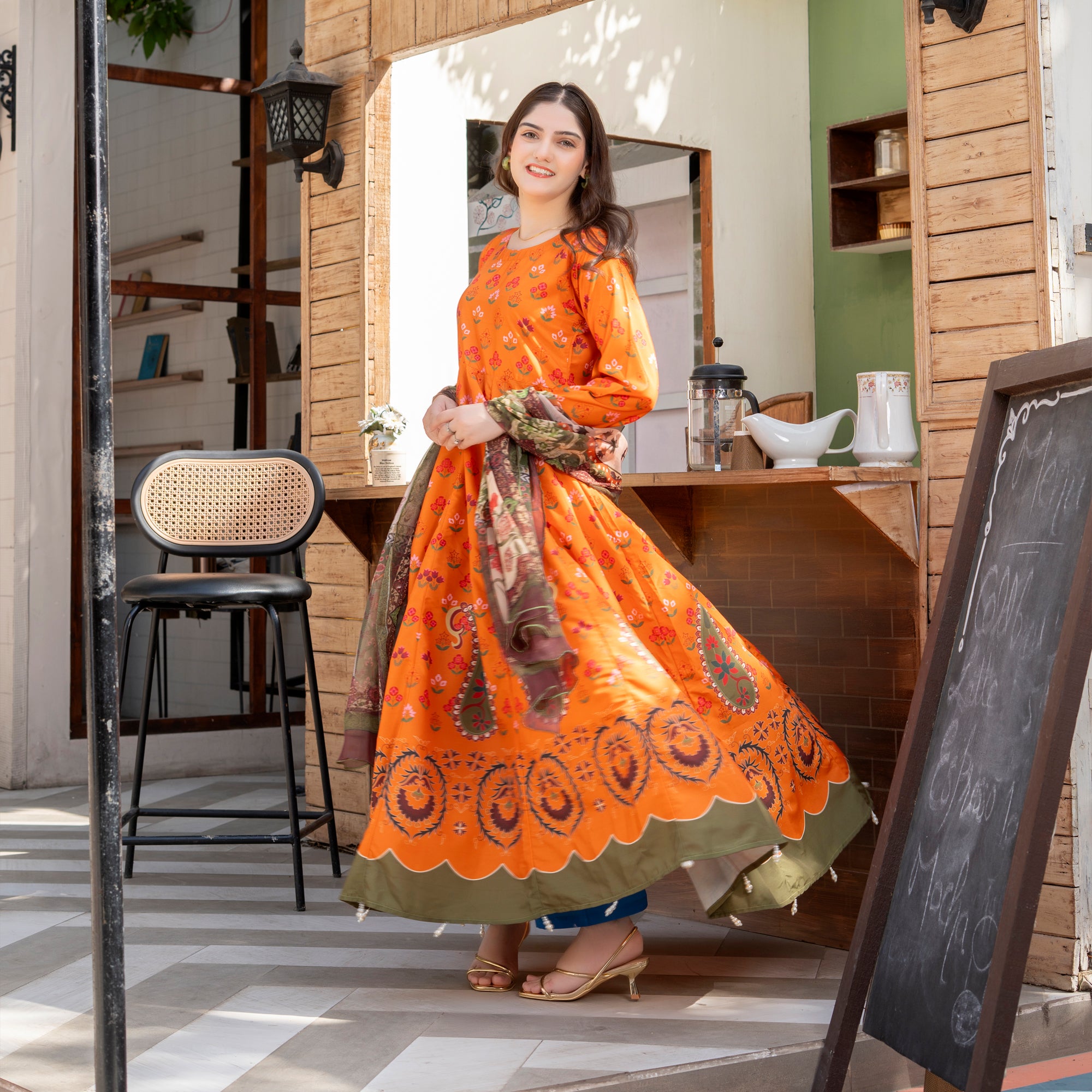 Zarfashan Printed 2 Pc