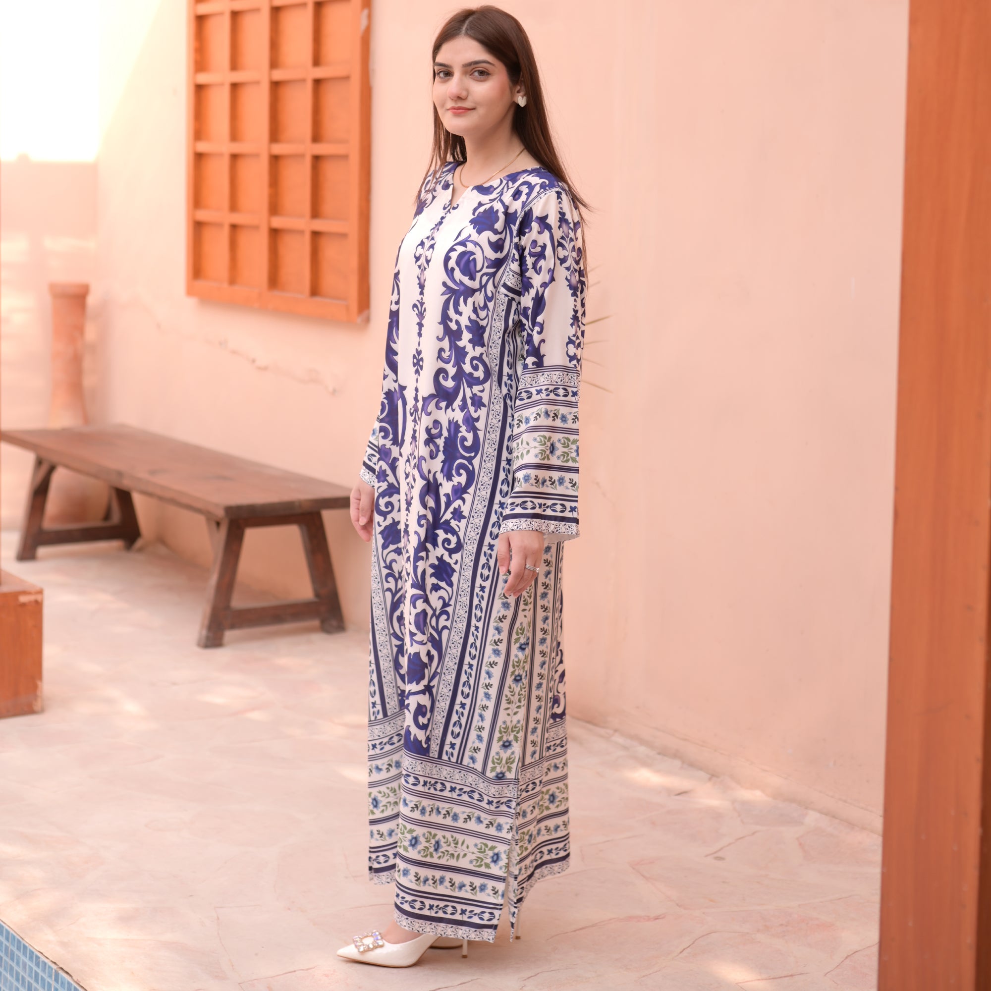 Ivory Blue 1 PC