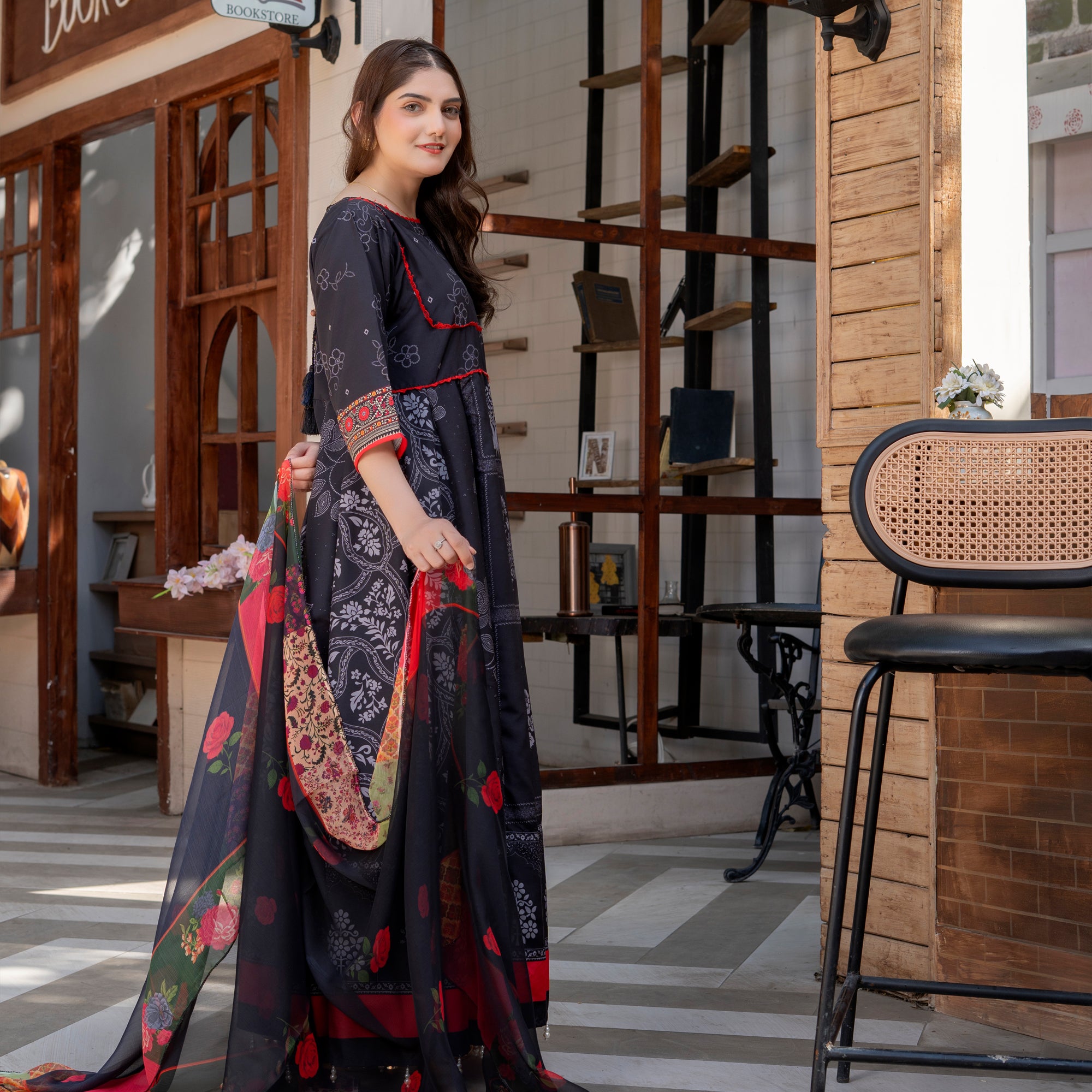 Surkh Bahar Printed 2 Pc