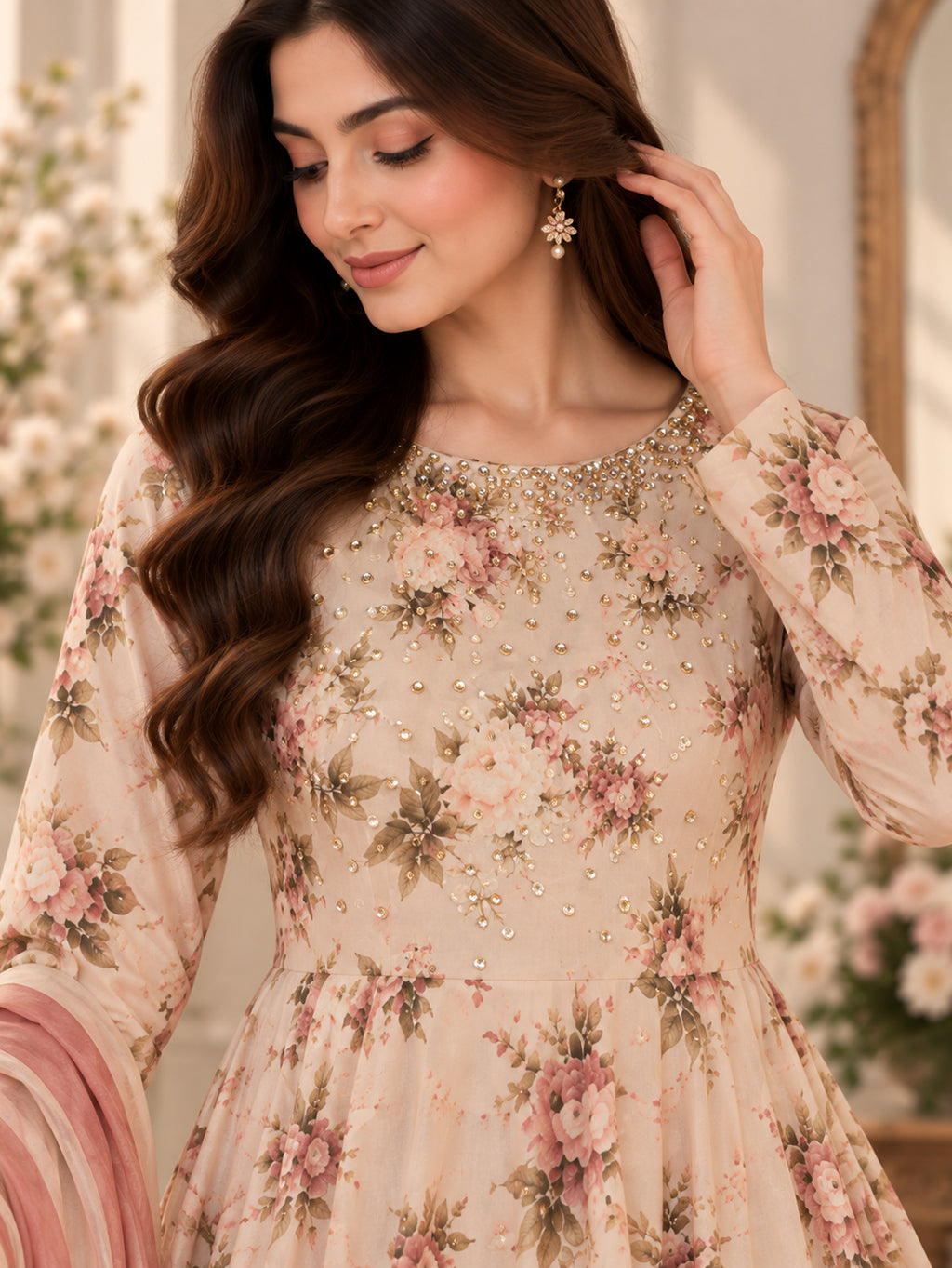 Nau Bahar – 2 Piece Soft Khaddar Frock
