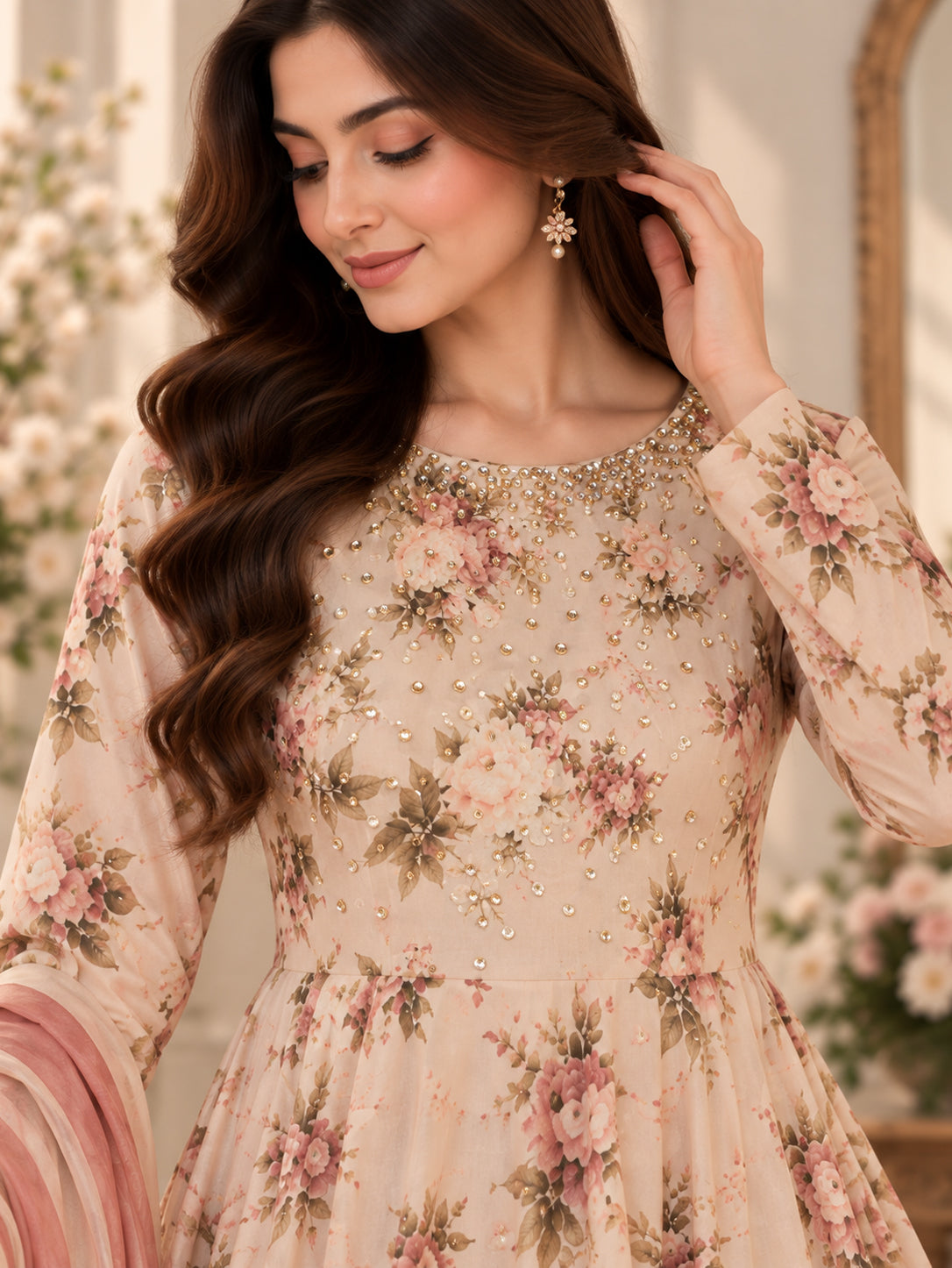 Nau Bahar – 2 Piece Soft Khaddar Frock