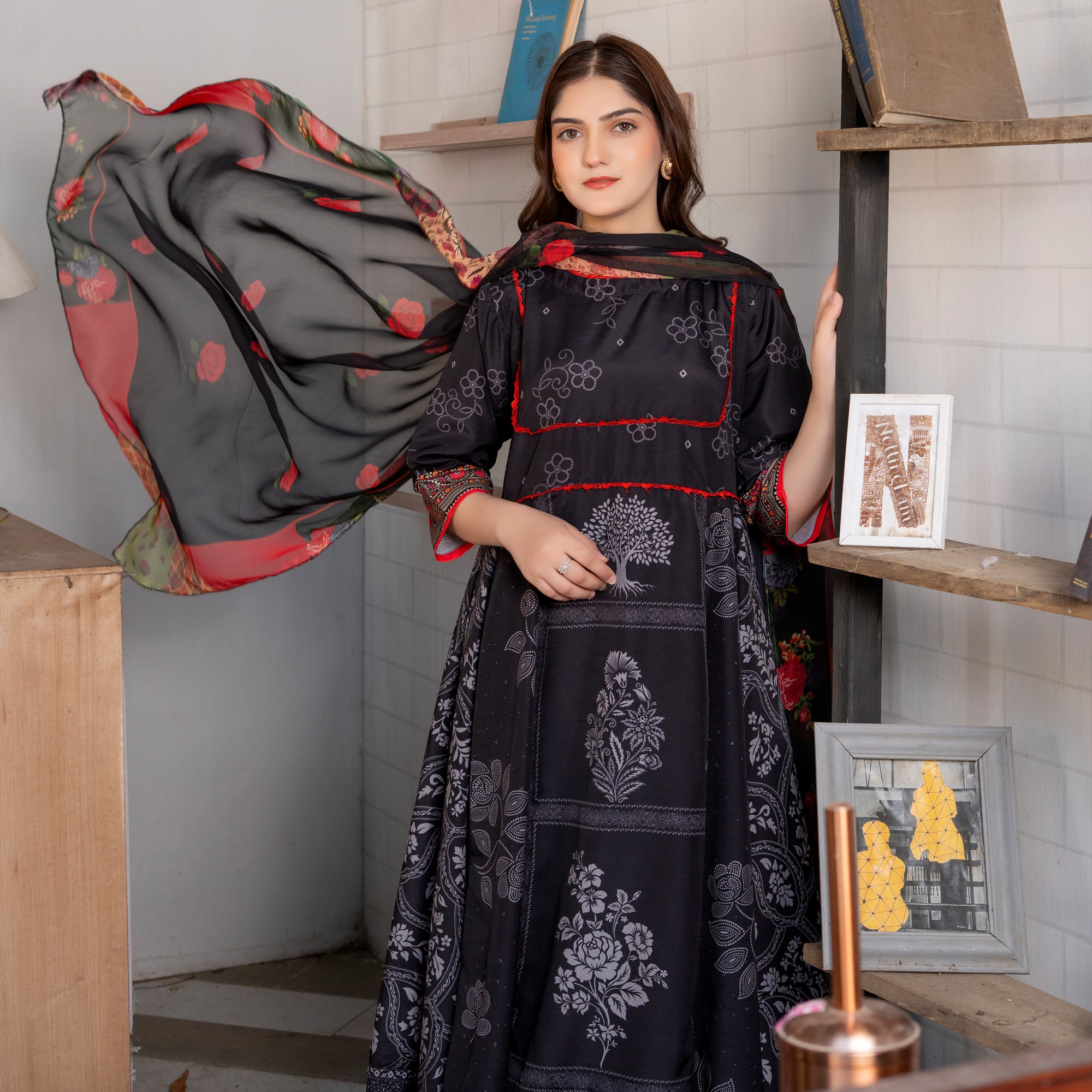 Surkh Bahar Printed 2 Pc