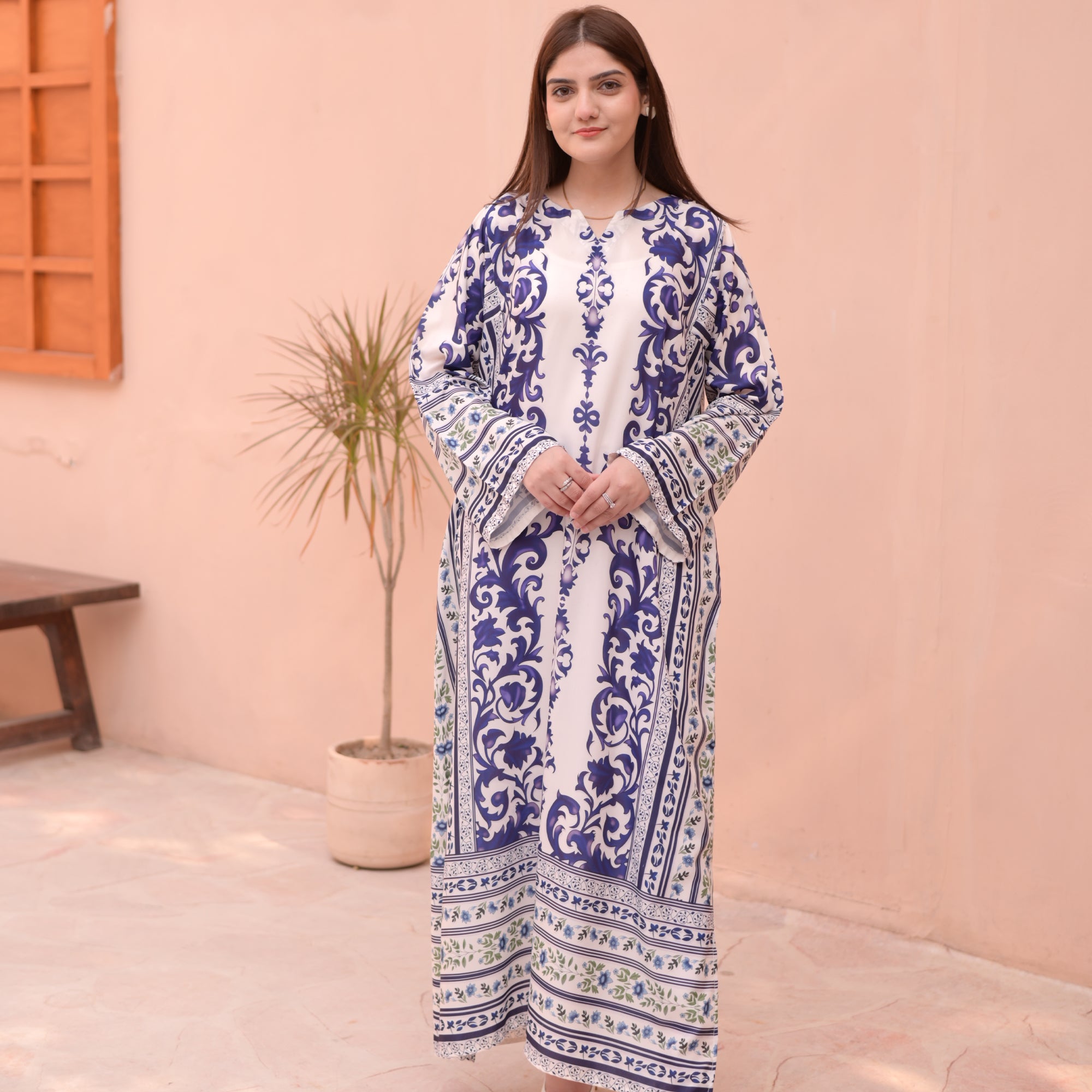 Ivory Blue 1 PC