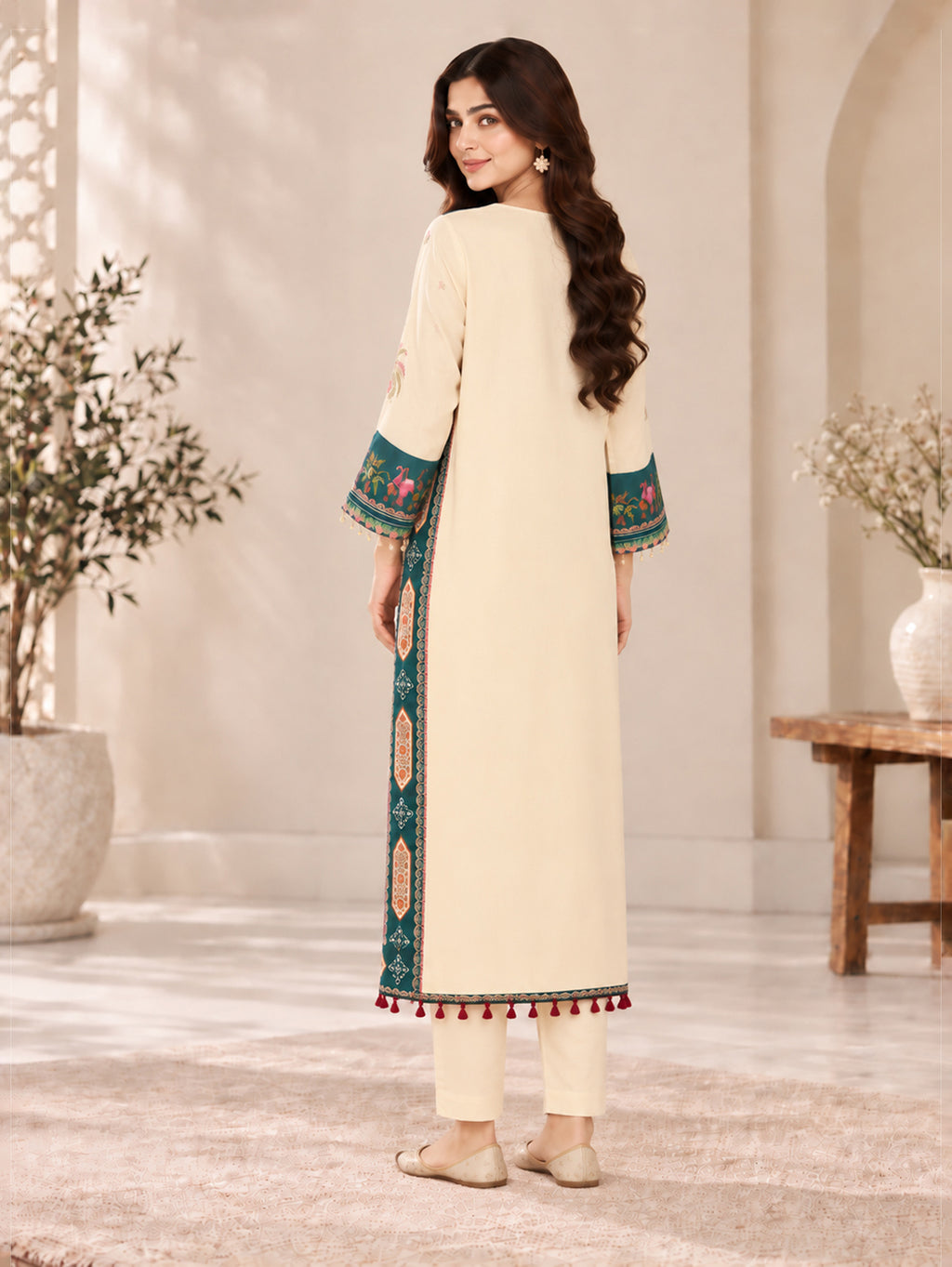 Anmol – 2 Piece Silk Long Shirt