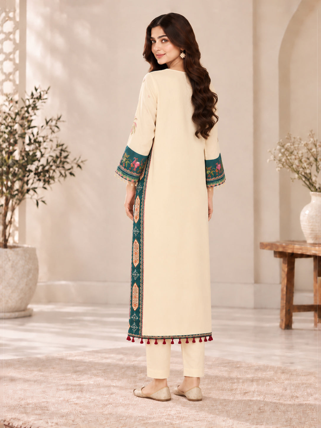 Anmol – 2 Piece Silk Long Shirt