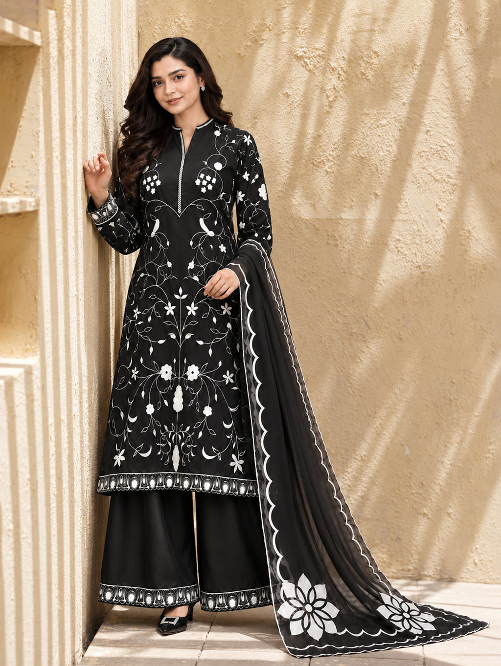 Pehchaan - 3 Piece Soft Khaddar Suit