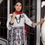 Midnight Blossom Printed 2PC