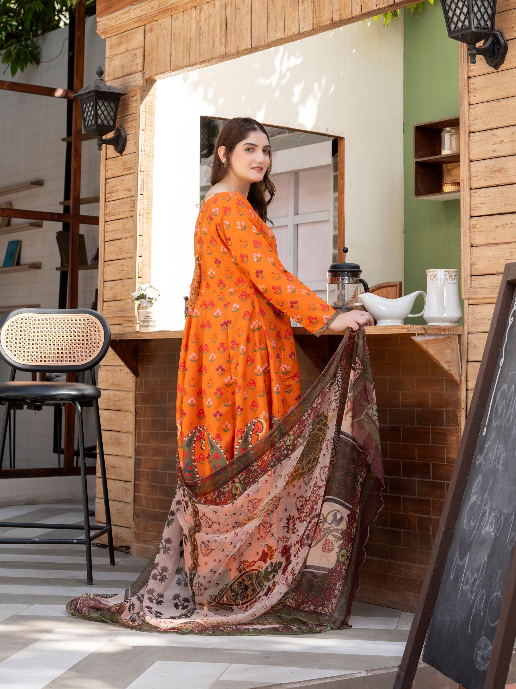 Zarfashan Printed 2 Pc