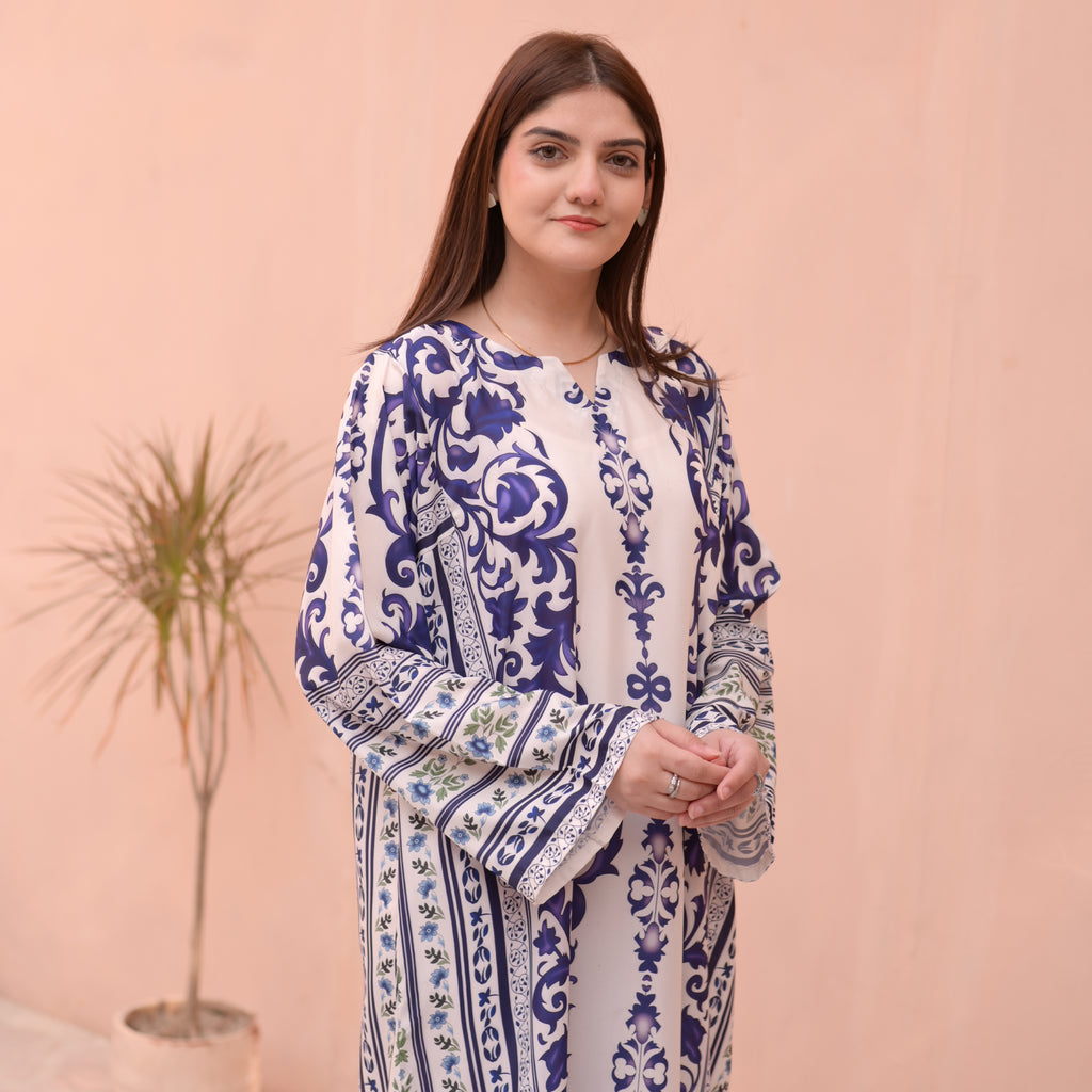 Ivory Blue 1 PC