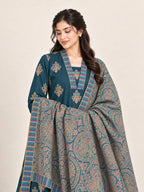 Noor Jahan– 3 Piece Slub Marina Winter Suit
