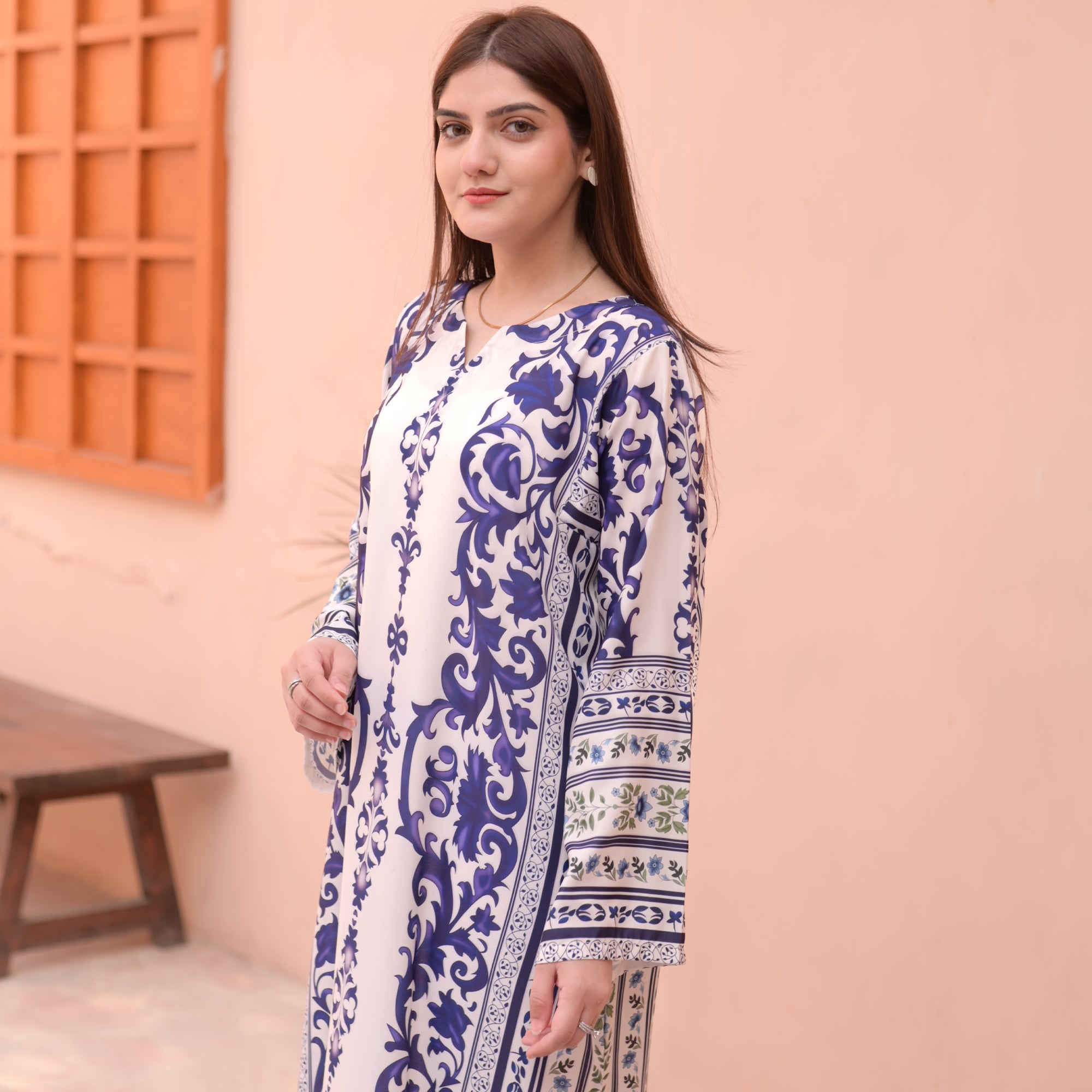 Ivory Blue 1 PC