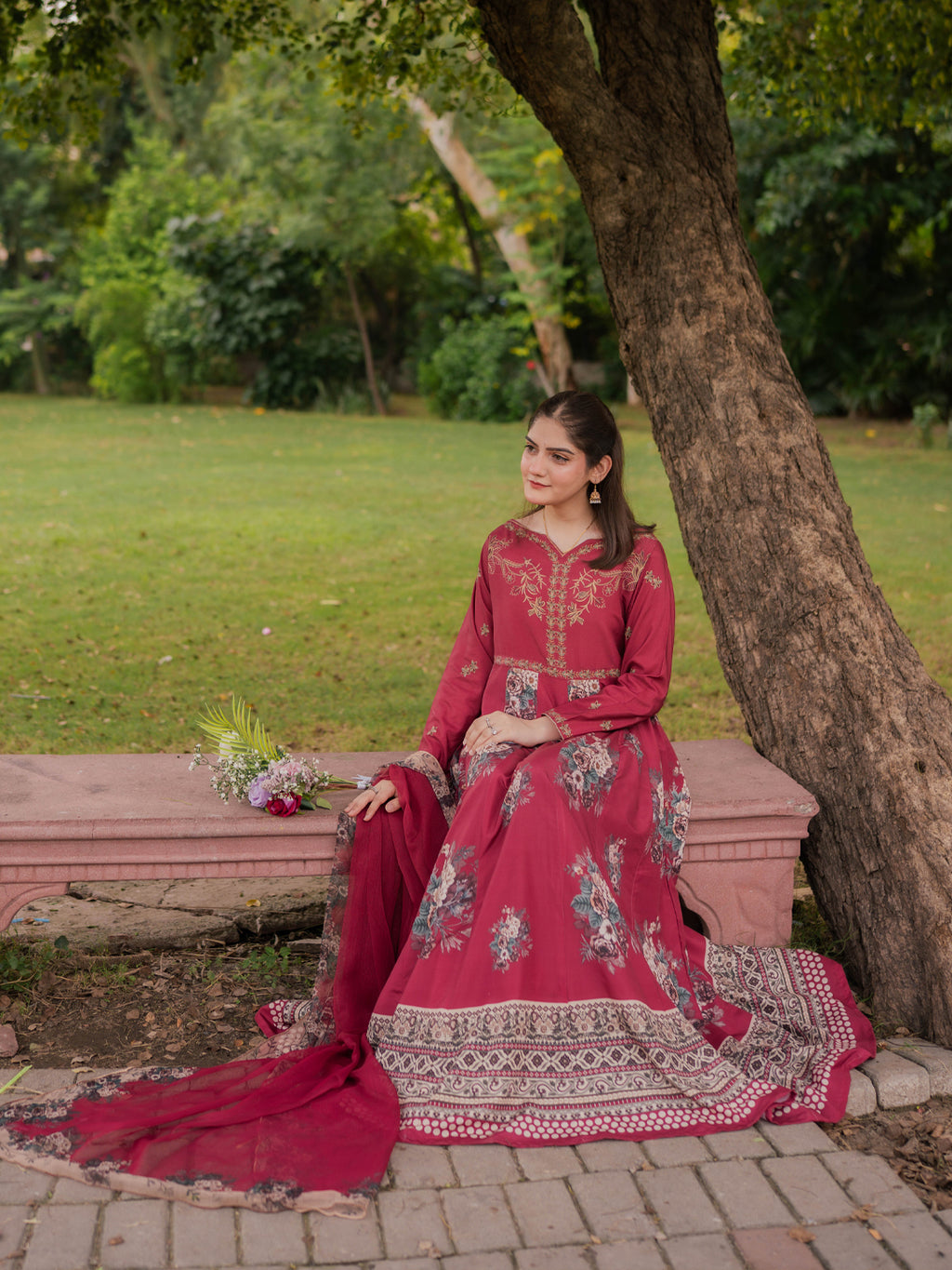 Elara Printed 2Pc