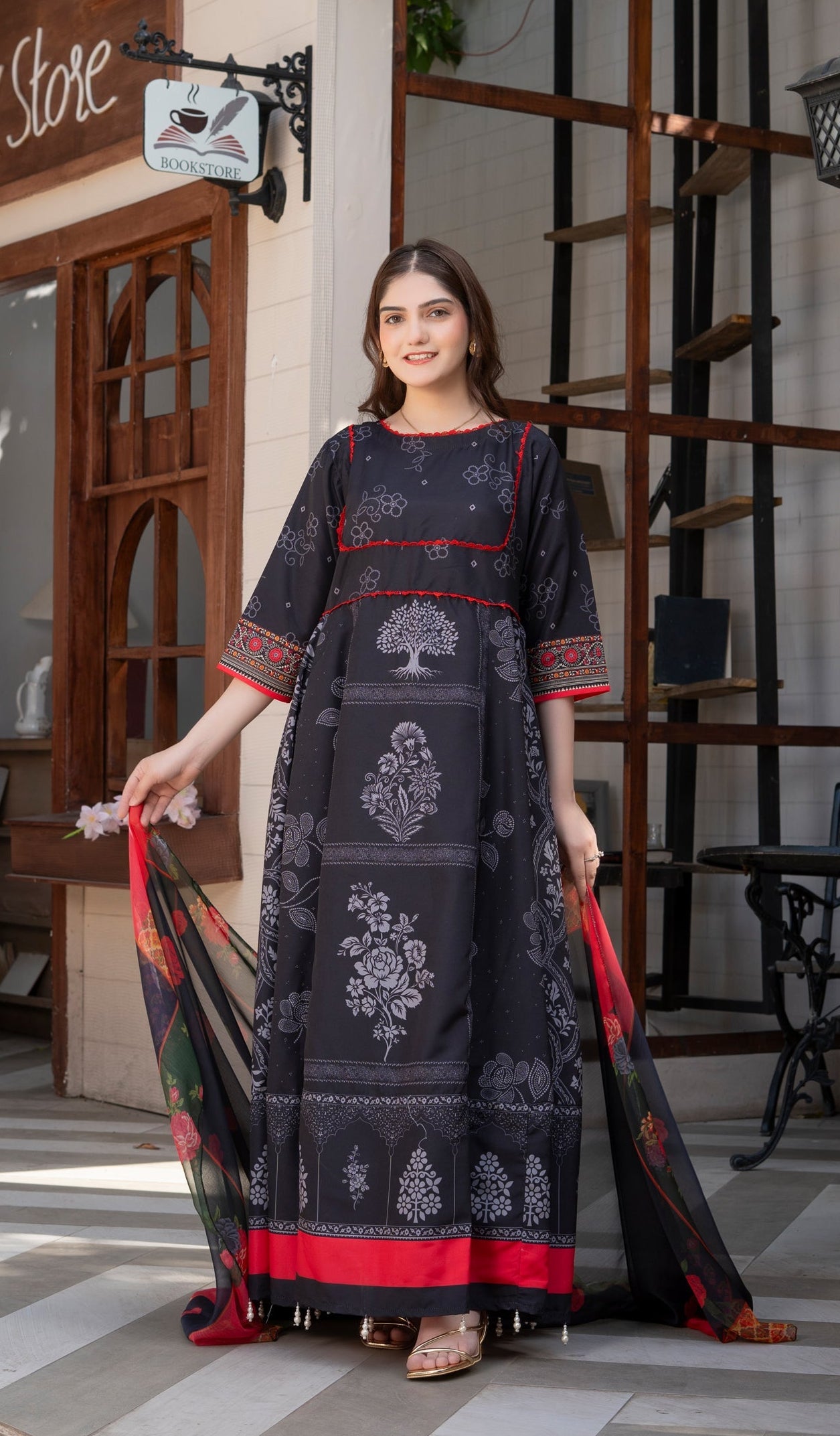 Surkh Bahar Printed 2 Pc