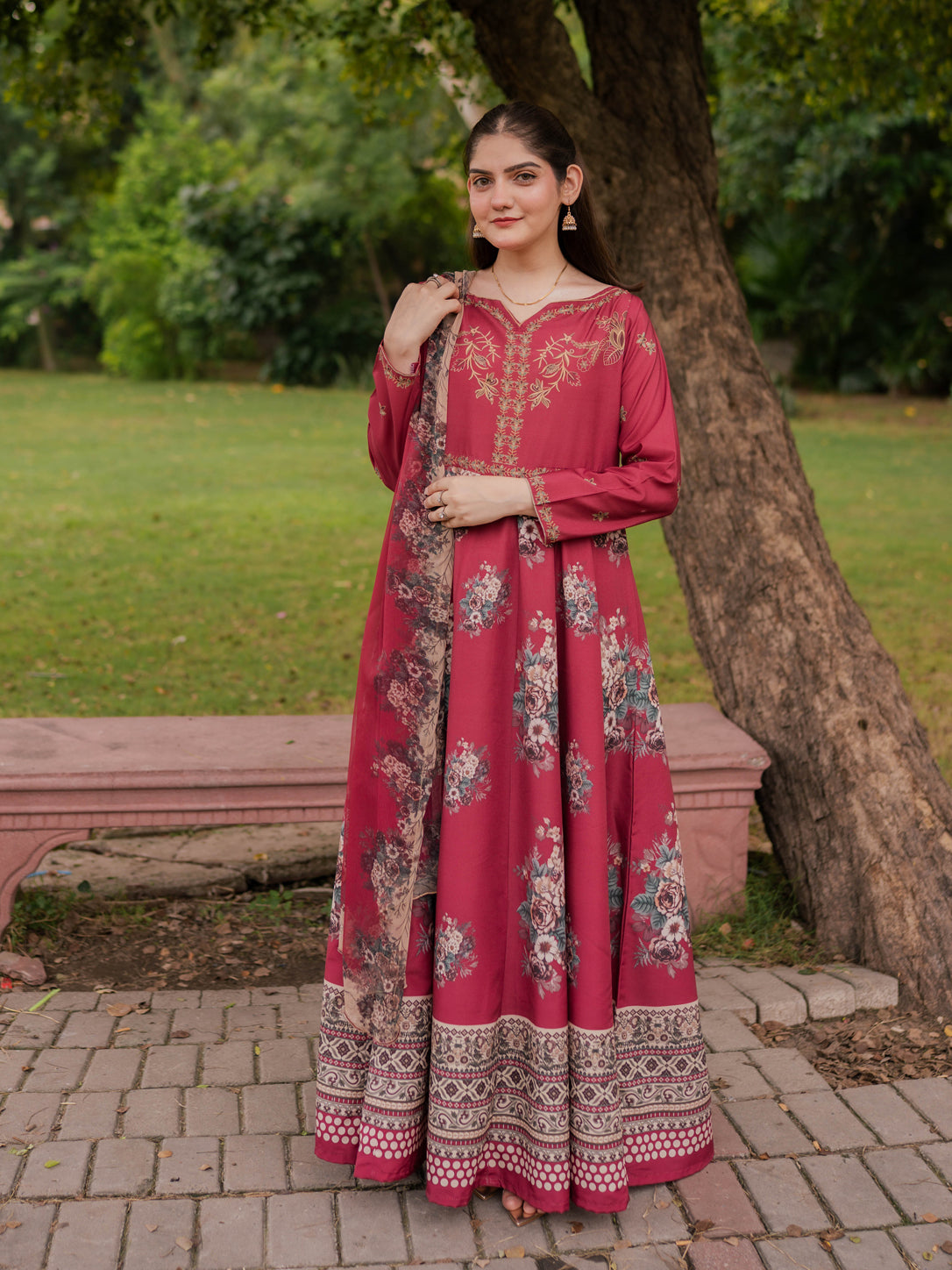 Elara Printed 2Pc